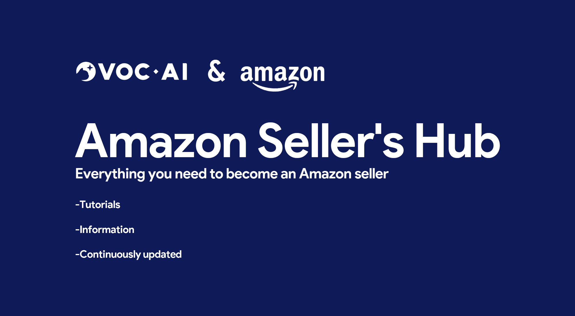 The Ultimate Amazon Seller's Hub: Your Gateway to E-Commerce Success in 2024(Updated)