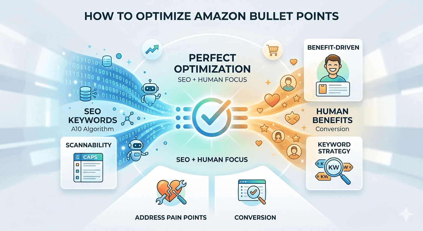 Amazon Bullet Points Optimization: Buyer-Led Guide