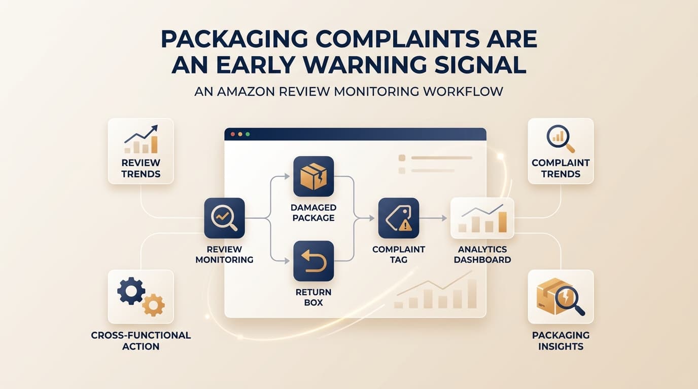 Packaging Complaints Are an Early Warning Signal: An Amazon Review Monitoring Workflow
