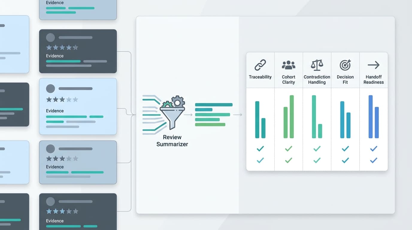 Review Summarizer Tools: An Evaluation Framework for Customer Feedback Teams