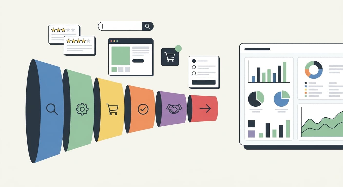 Ecommerce Insights Use Cases by Funnel Stage