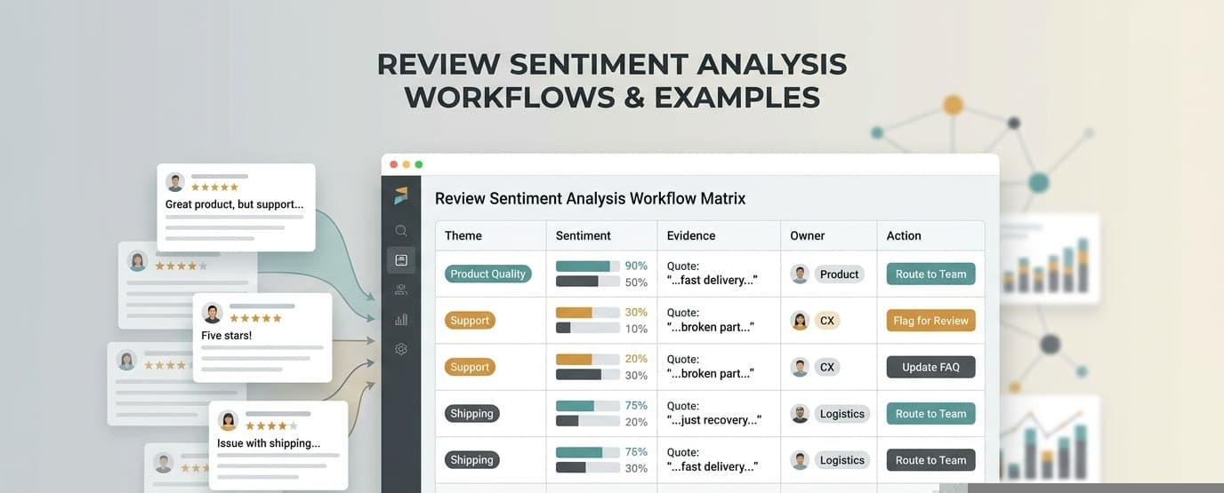 Best Review Sentiment Analysis Workflows and Examples